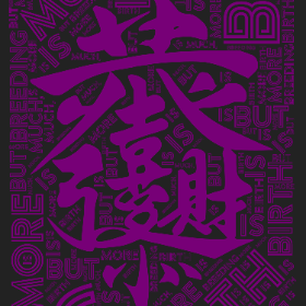 Word2art wallpaper-Birth is much, but breeding is more