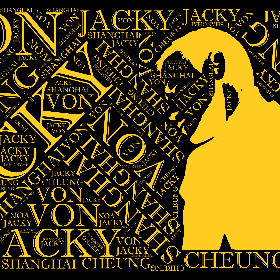 Word2art wallpaper-JACKY CHEUNG SHANGHAI VON