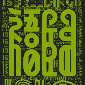 Word2art wallpaper-Birth is much, but breeding is more