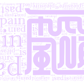 Word2art wallpaper-pain past is pleasure