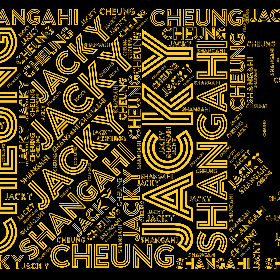 Word2art wallpaper-JACKY CHEUNG SHANGAHI