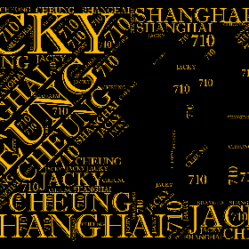 Word2art wallpaper-JACKY CHEUNG SHANGHAI 710