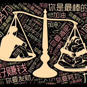 你要努力 你要减肥 你要发财 好好学习 好好赚钱 加油 你是最棒的! !!!!-wordart poster