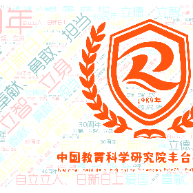 爱国、奉献、勇敢、担当 自立立人、日新日上 立德、立智、立身 30周年-wordart poster