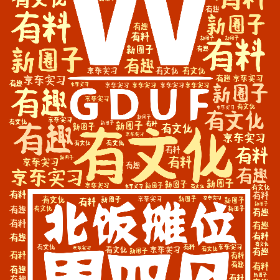 有趣 有料 有文化 新圈子 京东实习-wordart poster