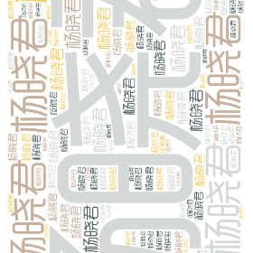 杨晓君-wordart poster