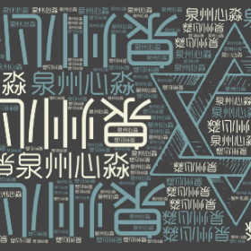 泉州心淼-wordart poster
