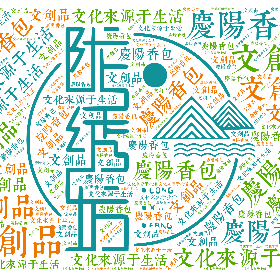 庆阳香包 文化来源于生活 文创品-wordart poster