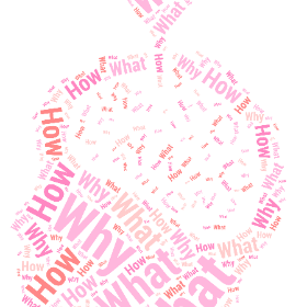 What Why How-wordart poster