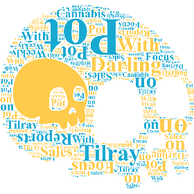 Pot Darling Tilray Reports With Focus on Sales: Cannabis Weekly-wordart poster