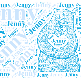 Jenny-wordart poster