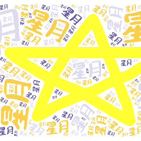 星月-word2art poster