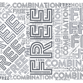 Free Combination-word2art poster